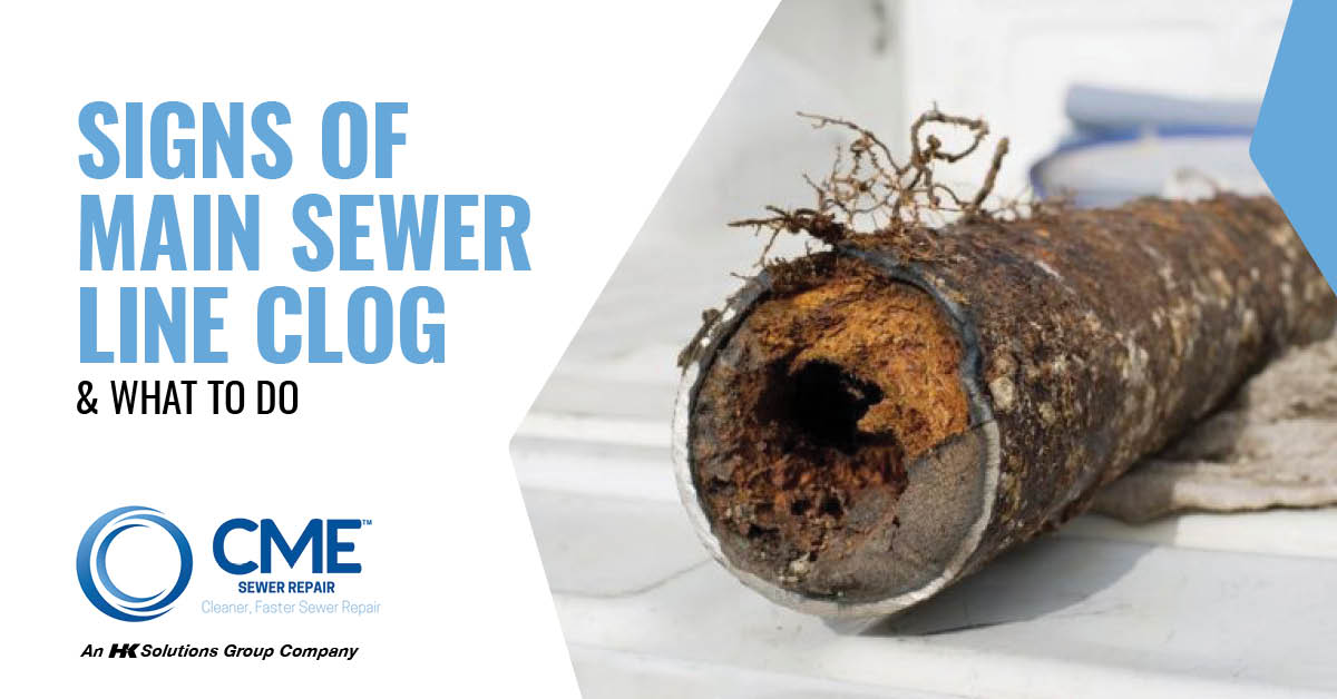 Sewer Line Clog - CME