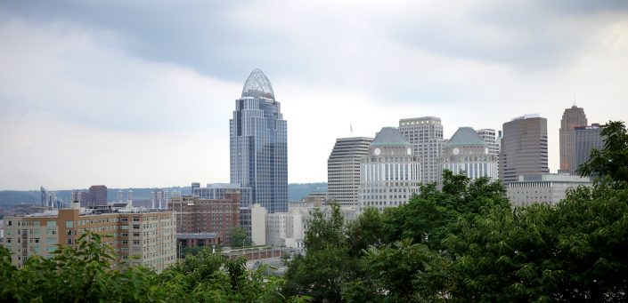 skyline of cincinatti, ohio