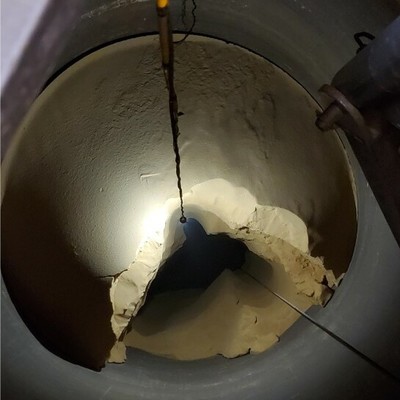 Silo cleaning services for material clean up